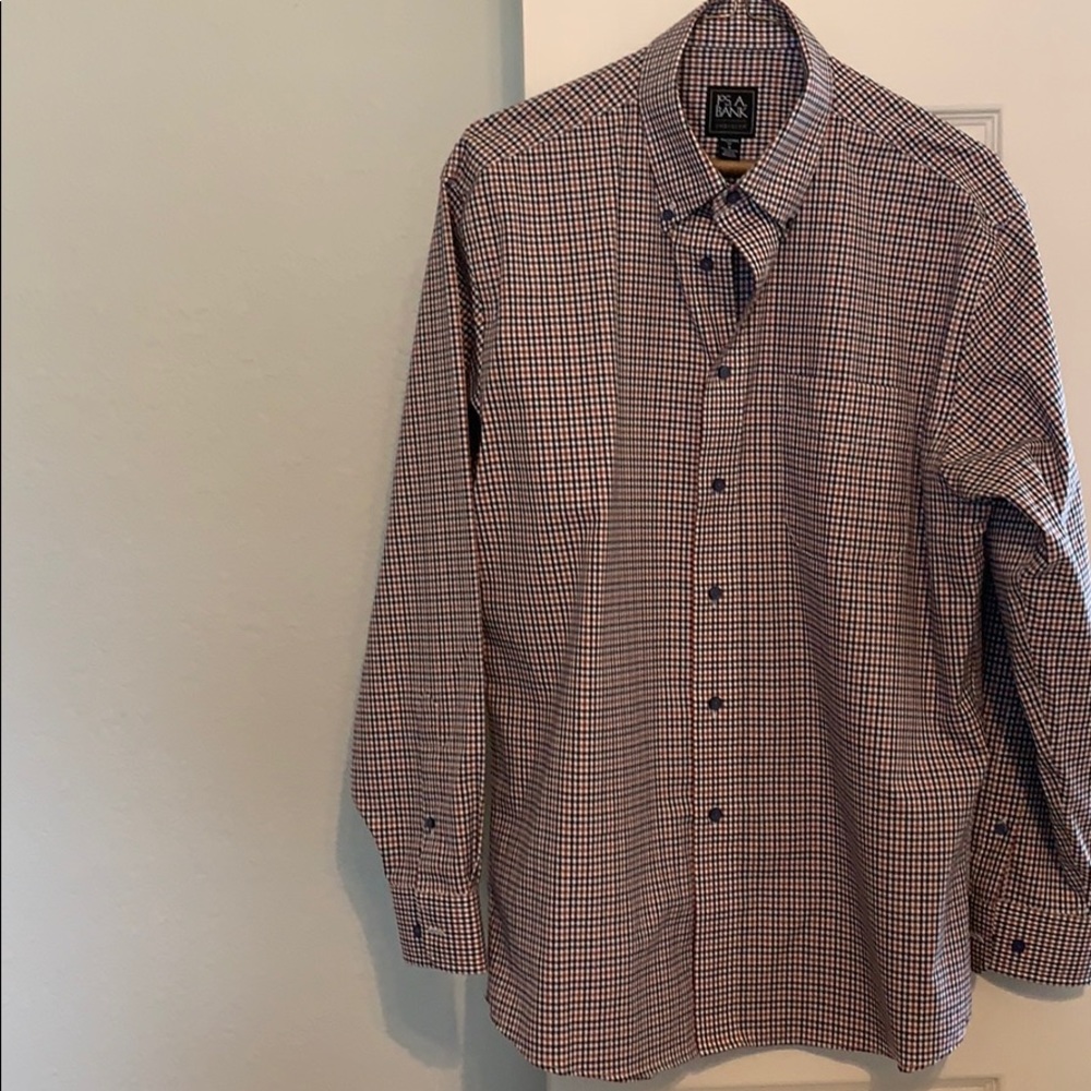 JOS A BANK TRAVELER SHIRT